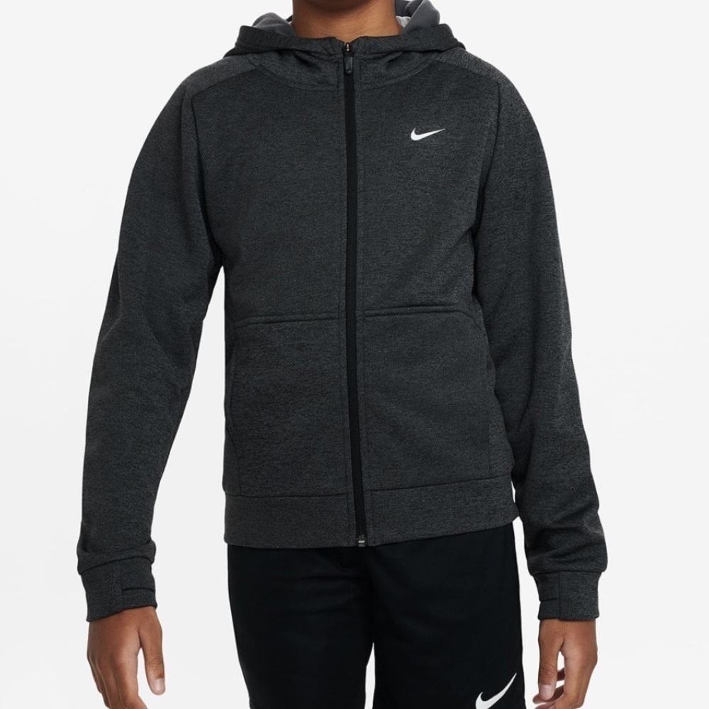 NIKE JUNIOR MULTI+ THERMA FLEECE FULL ZIP HOODED SWEATSHIRT!